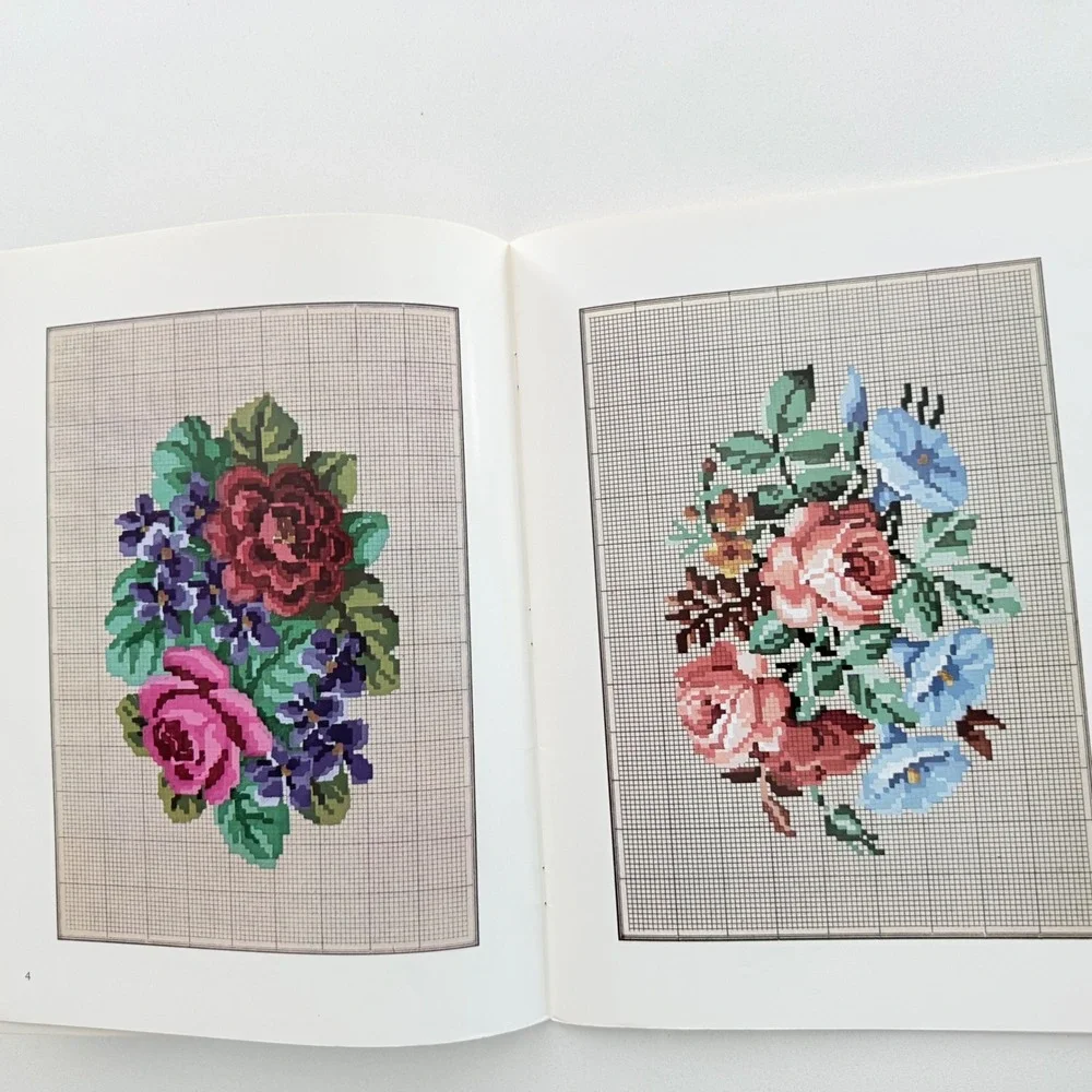 Vintage Anne Orr Full Color Charted Designs Cross Stitch Pattern‎ Book